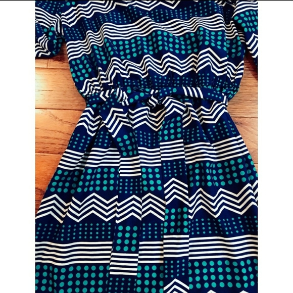 Geometric Patterned Dress - Picture 3 of 3